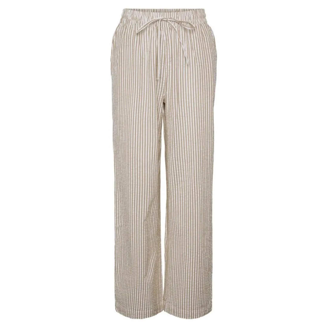 Pantalon loose string en coton Sally beige Quin