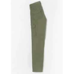 Pantalon slim BALARD vert en coton