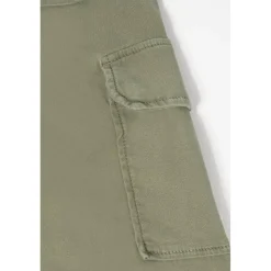 Pantalon slim BALARD vert en coton