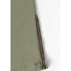 Pantalon slim BALARD vert en coton