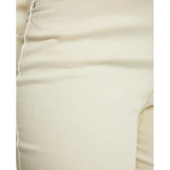 Pantalon slim taille standard ivoire