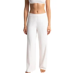 Pantalon taille haute blanc