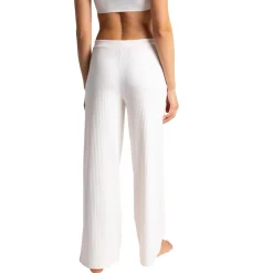 Pantalon taille haute blanc