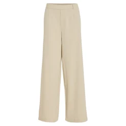 Pantalon taille haute jambe ample Varone gris Kaye