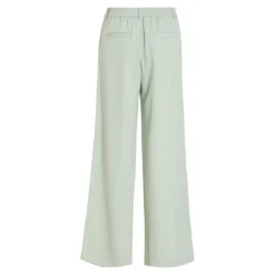 Pantalon taille haute jambe ample Varone vert Luna