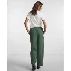Pantalon tailleur ample taille haute Bozzy vert Faye