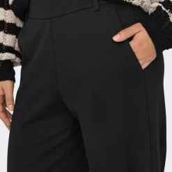 Pantalon Tailleur ONLPOPTRASHIFE - Noir en viscose Eve
