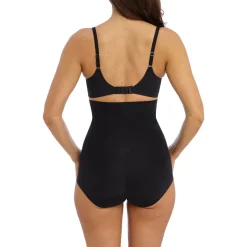 Panties sculptant Taille Haute - Noir INES SECRET en nylon