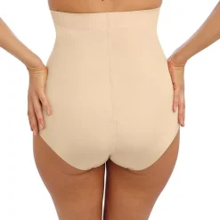 Panties sculptant taille haute - Beige INES SECRET en nylon