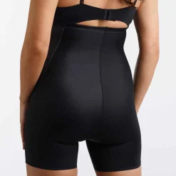 Panty gainant taille haute noir en nylon