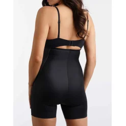 Panty gainant taille haute noir en nylon