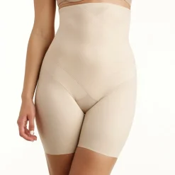 Panty gainant taille haute contrôle extra ferme beige en nylon