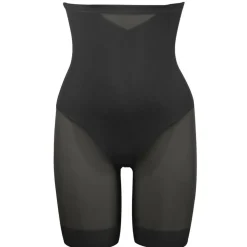 Panty gainant taille haute noir en nylon