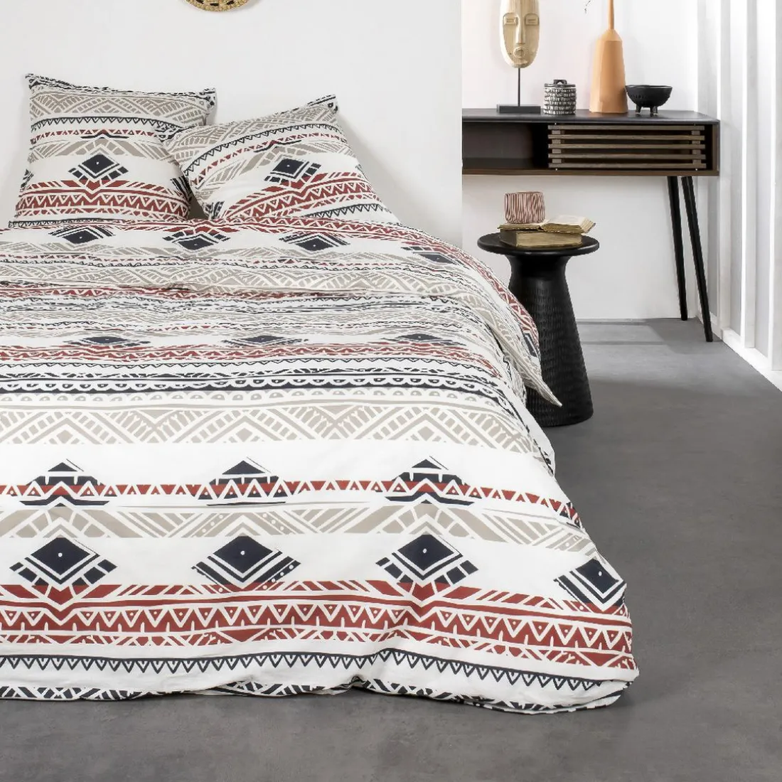 Parure de lit 2 personnes Coton 57 Fils Leonie
