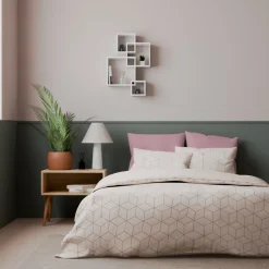 Parure de lit coton JEHAUT - rose