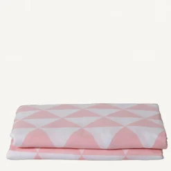 Parure de lit en Coton LORENZ- Rose/Blanc