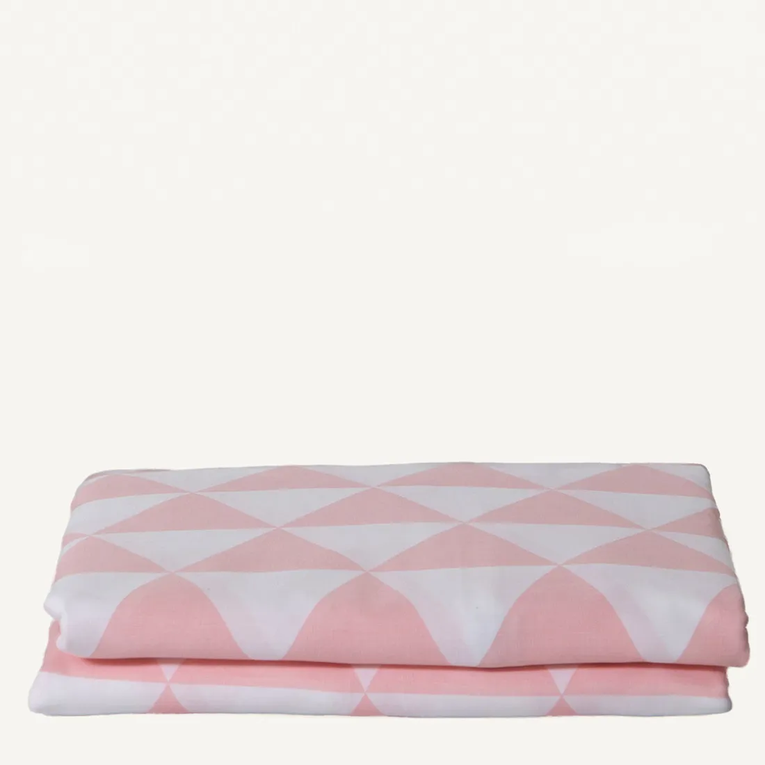 Parure de lit en Coton LORENZ- Rose/Blanc