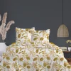 Parure de lit Housse de couette +2Taies 240X220 COLORADO ocre