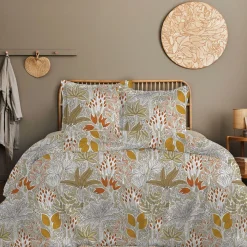 Parure de lit Housse de couette +2Taies 240X220 SAHEL taupe