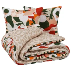 Parure de lit imprimée Atisi 240x220cm - multicolore