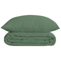 Parure de lit Landiha 240x220cm Percale vert jade