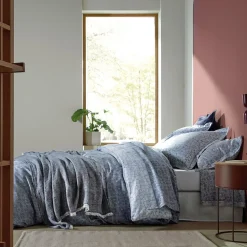Parure Drap plat 240 x 300 cm + 2 taies 65 x 65 + ARCANGUES Nuage