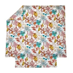 Parure Housse de Couette et 2 Taies d'oreiller PALMERAIE - Tomette
