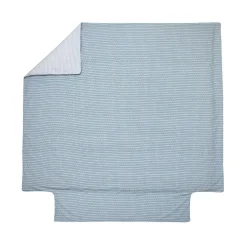 Parure Housse de couette + 2 taies 65 x 65 percale DANDY Sauge