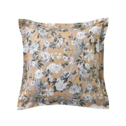 Parure Housse de couette + 2 taies 65 x 65 satin IMPERIAL Chanvre
