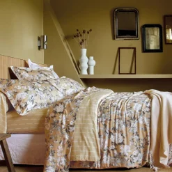 Parure Housse de couette + 2 taies 65 x 65 satin IMPERIAL Chanvre