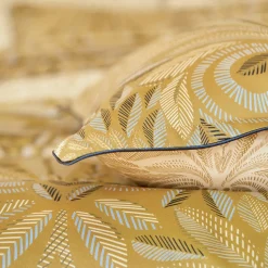Parure Housse de Couette Taies d'oreiller Jaune Soleil VIRTUOSO