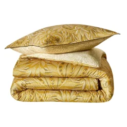 Parure Housse de Couette Taies d'oreiller Jaune Soleil VIRTUOSO