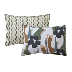 Parure Housse de couette + 2 taies 65 x 65 percale POP Bronze