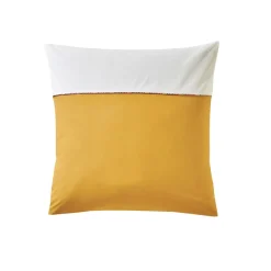 Parure Housse de Couette 2 Taies d'oreiller DUO Ocre 240 x 220 cm
