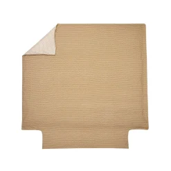Parure Housse de couette + 2 taies 65 x 65 percale DANDY Ocre