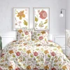 PARURE JOLIE FLEUR MULTICOLORE 240 x 220 + 2 TAIES