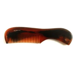 Peigne à Barbe et Moustache à Tiges Serrées avec Étui - Imitation Écailles