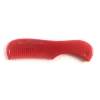 Peigne à Barbe et Moustache à Tiges Serrées avec Étui - Rouge
