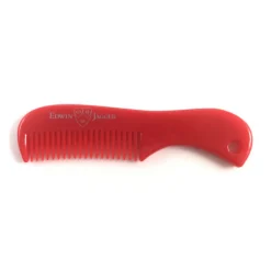 Peigne à Barbe et Moustache à Tiges Serrées avec Étui - Rouge