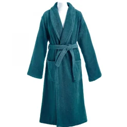 Peignoir de bain coton Aqua - Vert Émeraude