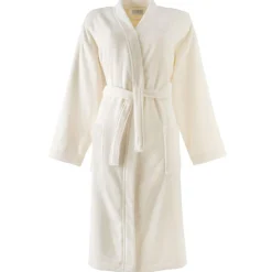Peignoir de bain coton ivoire ALICIA