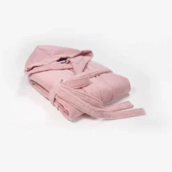 Peignoir de voyage à capuche RANGER 300 g - Rose antique