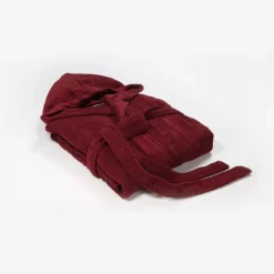 Peignoir de voyage à capuche RANGER 300 g - Bordeaux