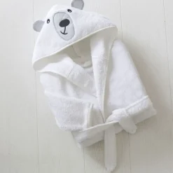 Peignoir enfant en coton RENATO blanc