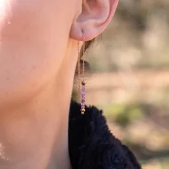 Pendantes Sloya Lumia en pierres Améthyste