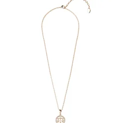 Pendentif Zodiaque Balance Finition Or Rose