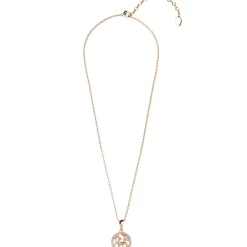 Pendentif Zodiaque Capricorne Finition Or Rose