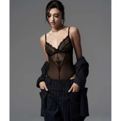 Perisia body ouvert noir