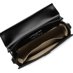 Petit sac à main en cuir noir Suave Even