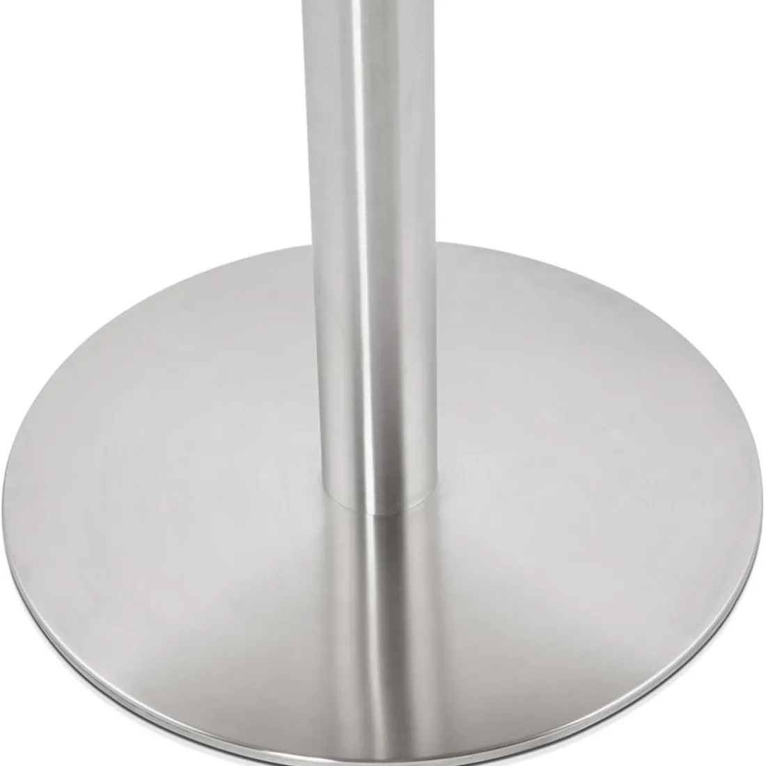 Petite table de bureau ou à diner ronde 'INDIANA' blanche
